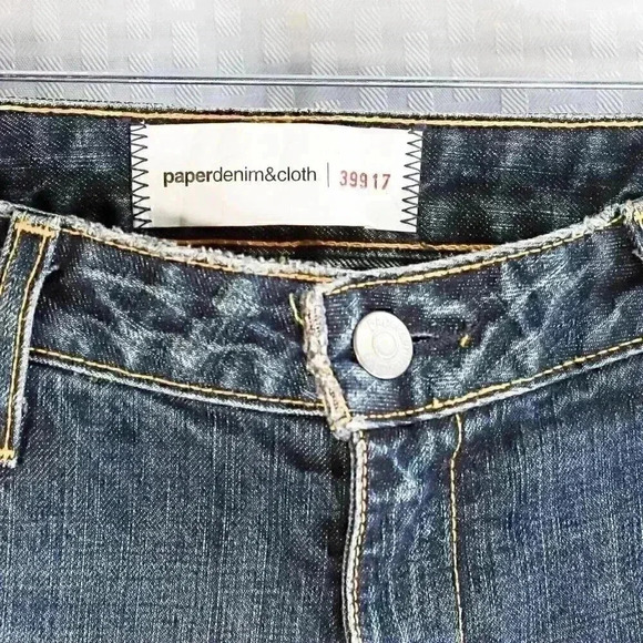 paper denim & cloth Size 29 distressed flare jeans - Picture 5 of 12